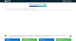 Desktop Screenshot of bluewaterbio.com