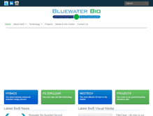 Tablet Screenshot of bluewaterbio.com